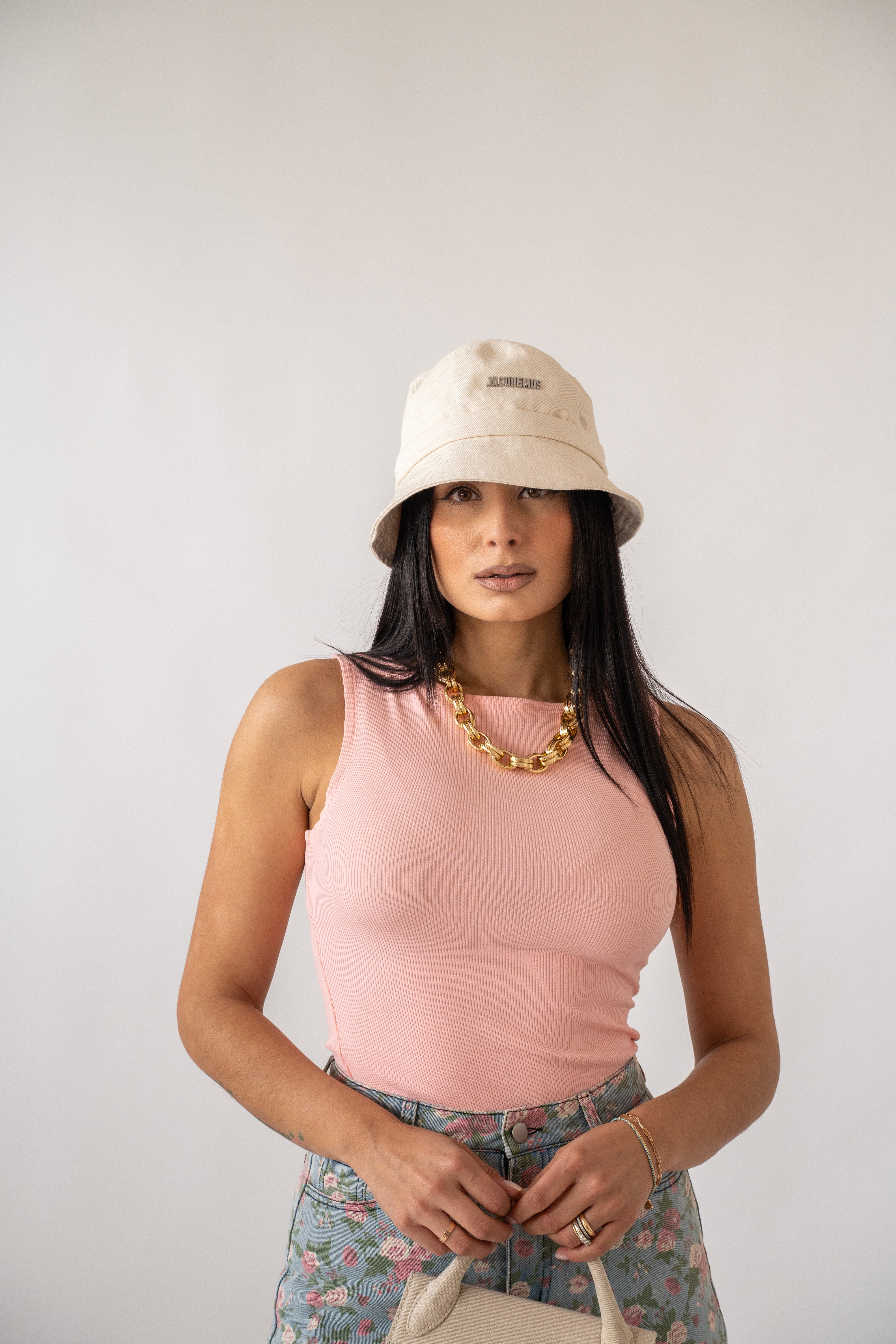 Canotta A Costine Pink
