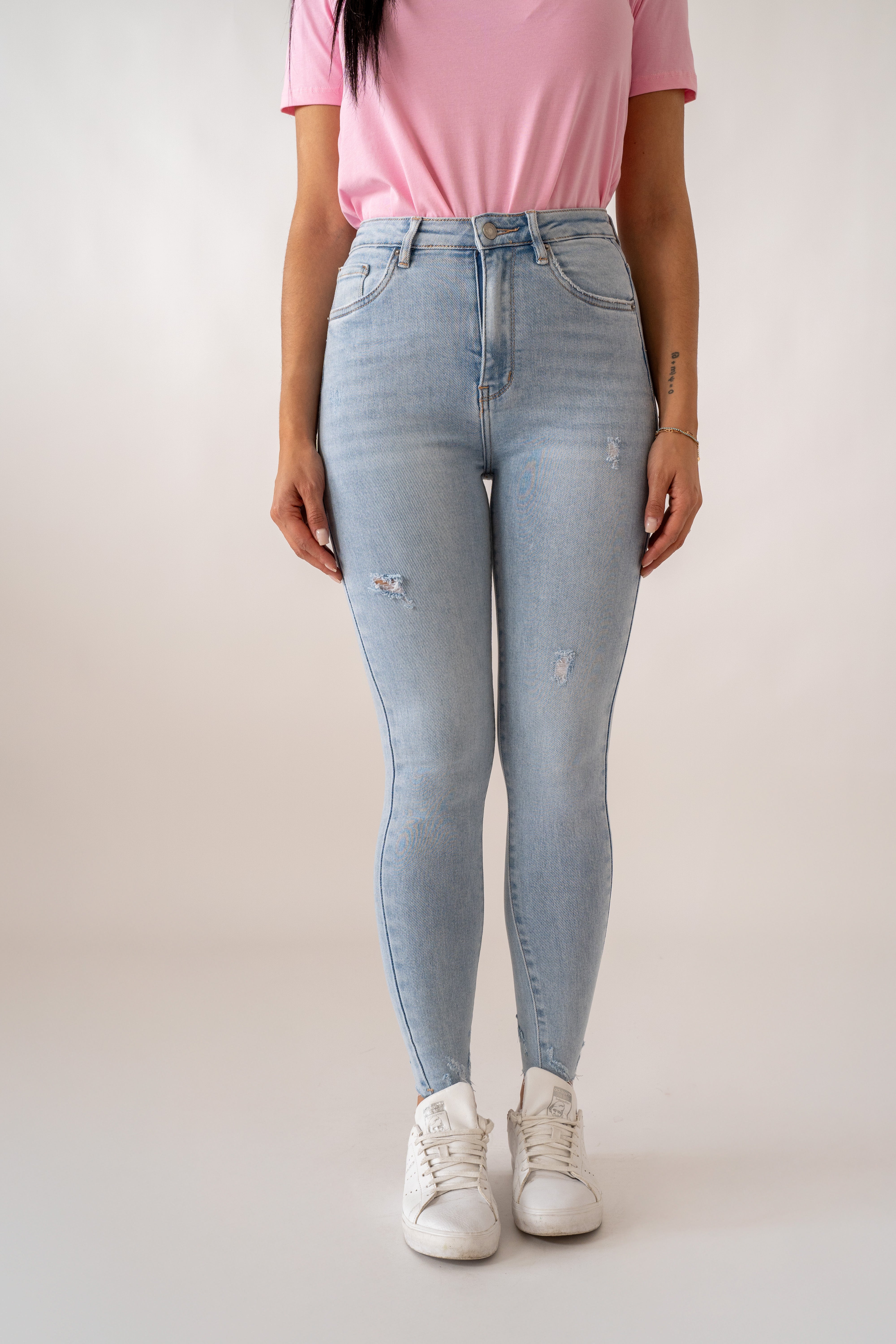 Jeans Skinny Denim Chiaro
