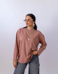 Maglia Over Antique Pink