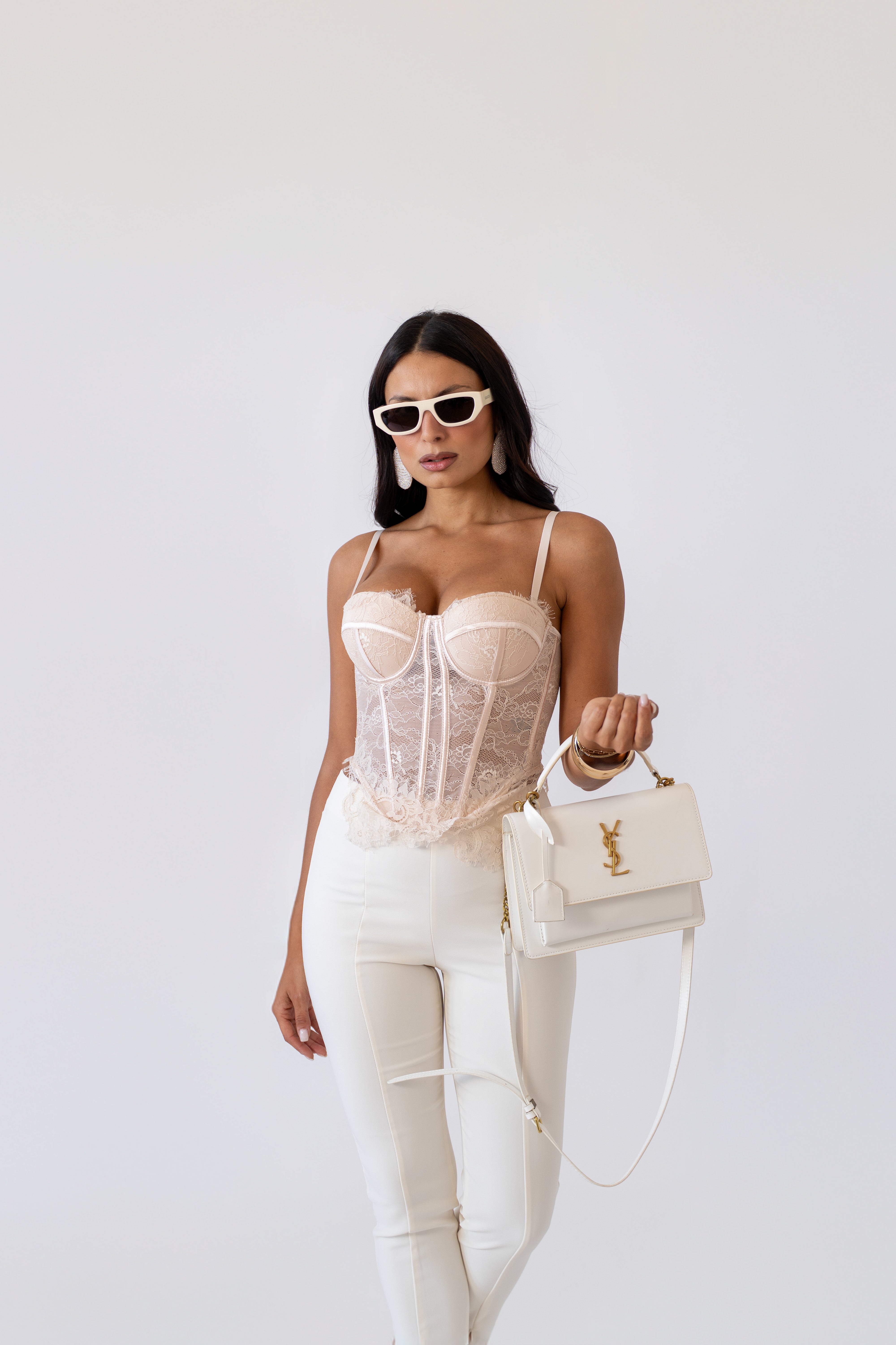 Top Bustier In Pizzo Dream