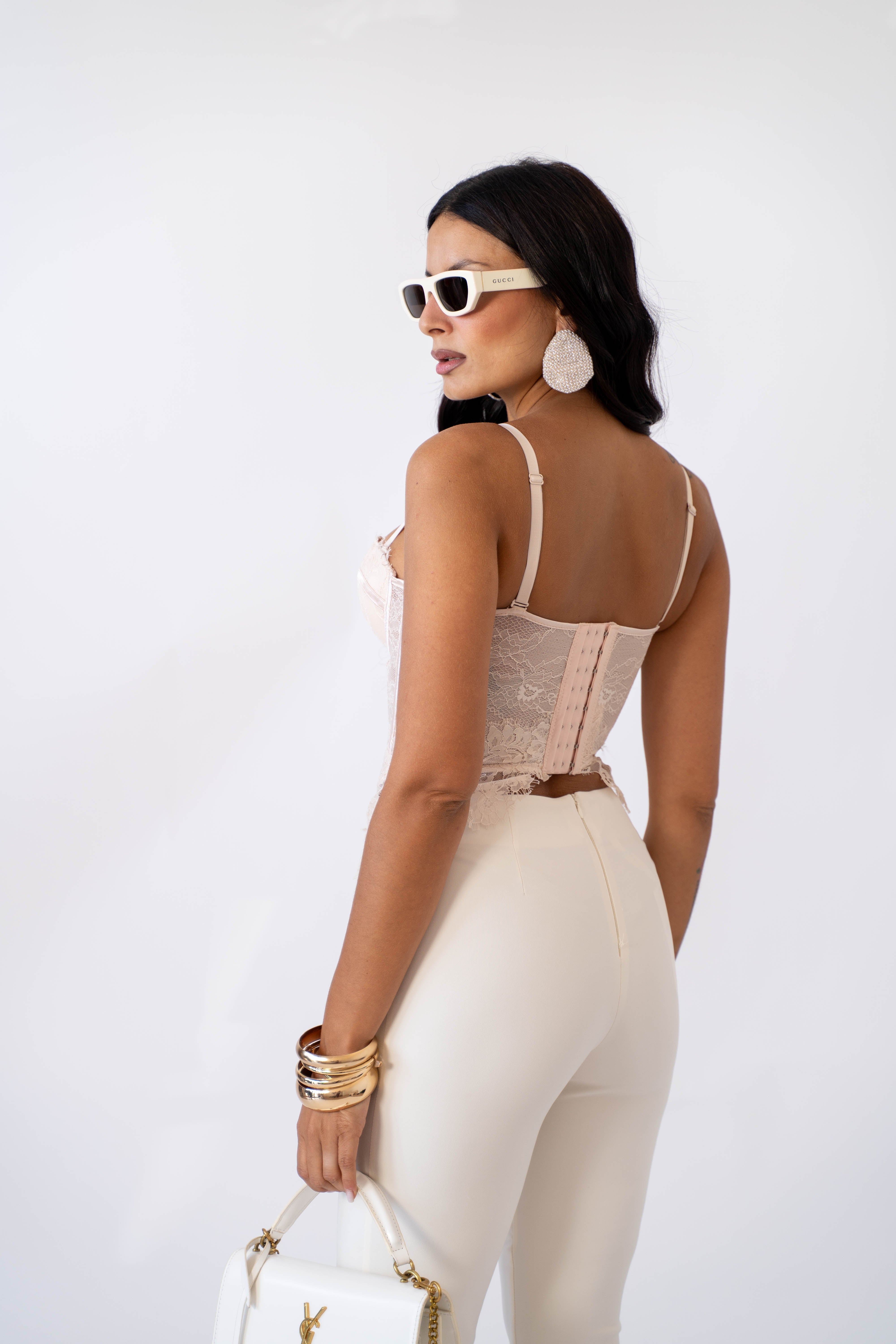 Top Bustier In Pizzo Dream