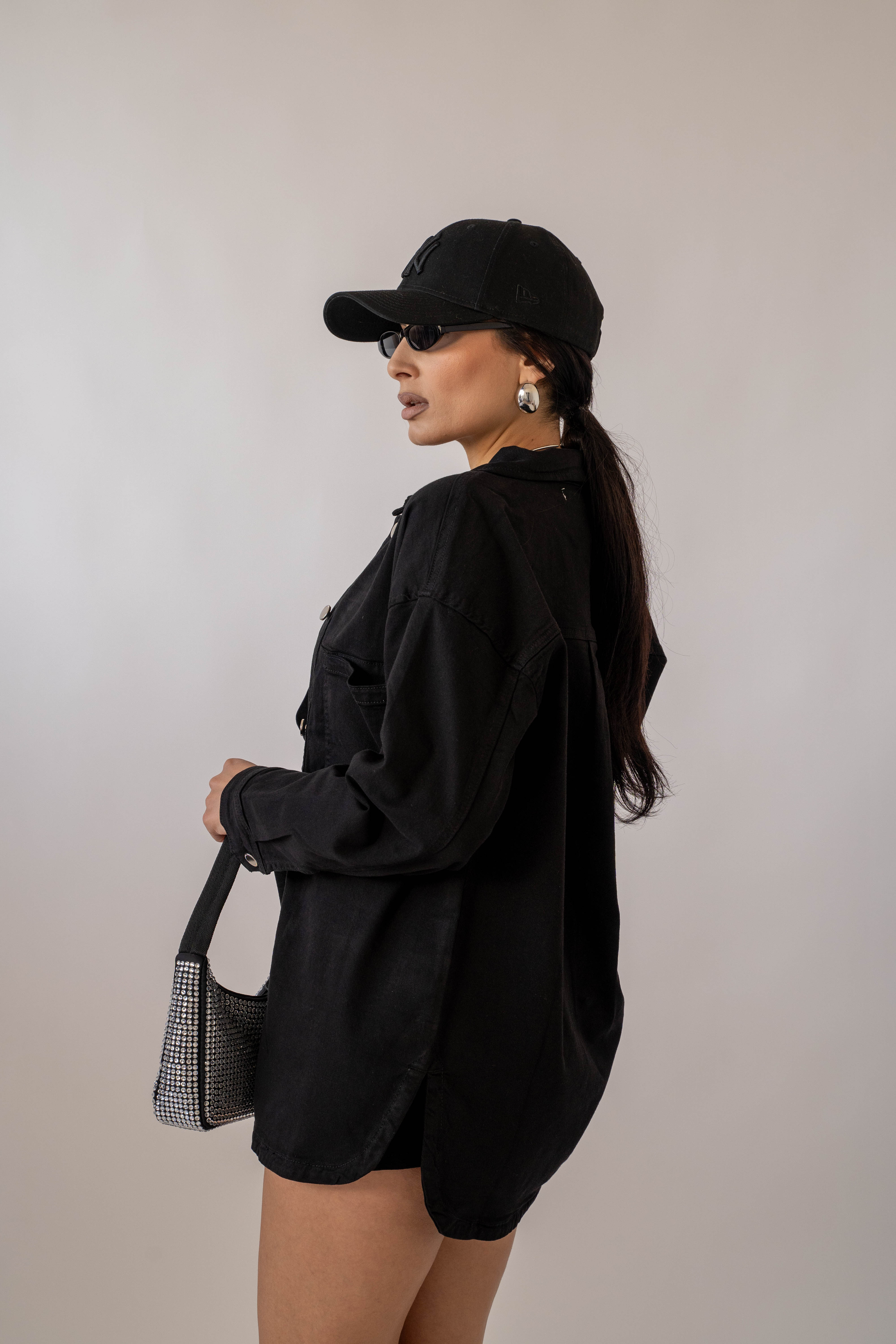 Camicia Denim Black