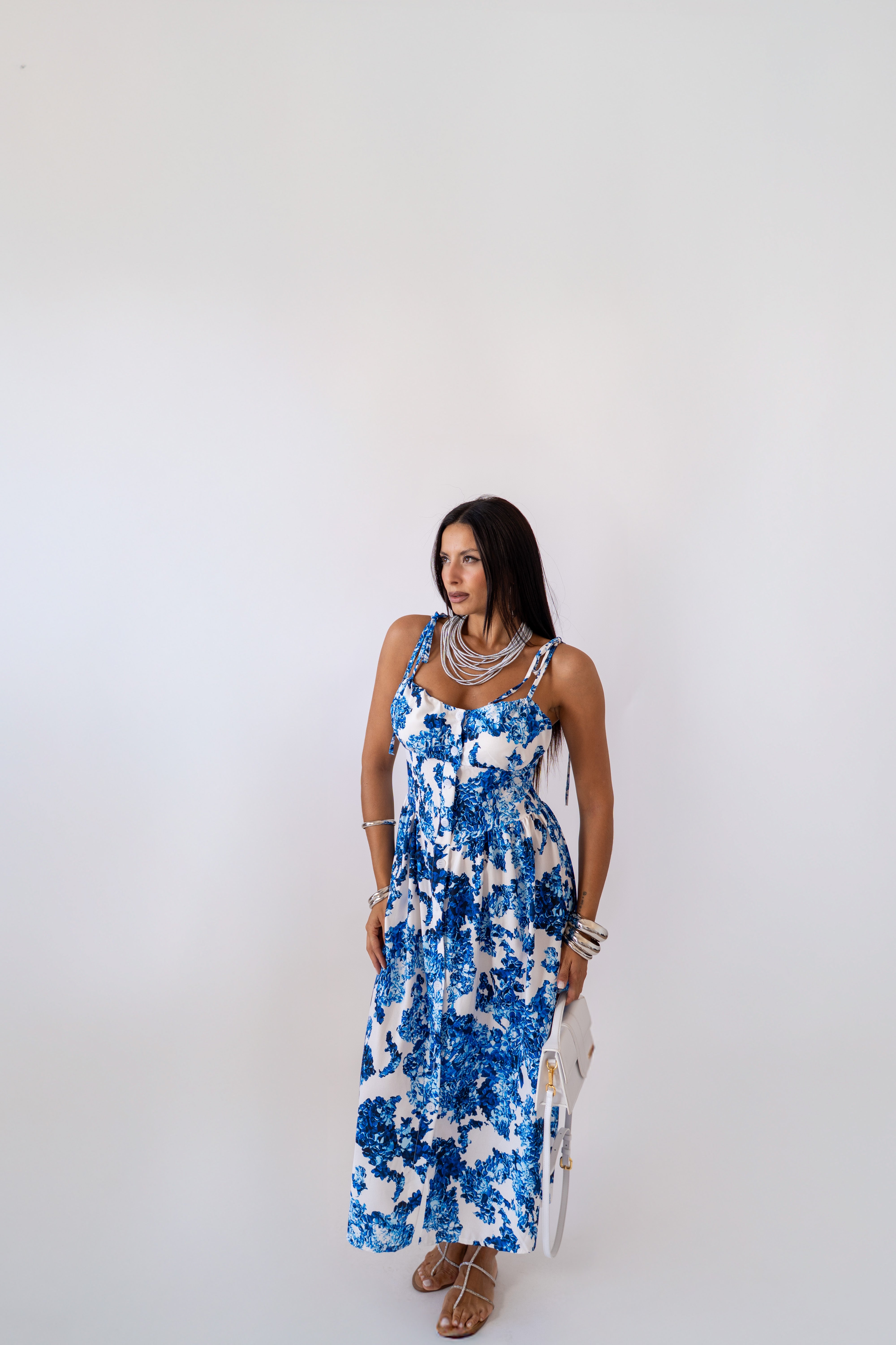Dress Blue Flower