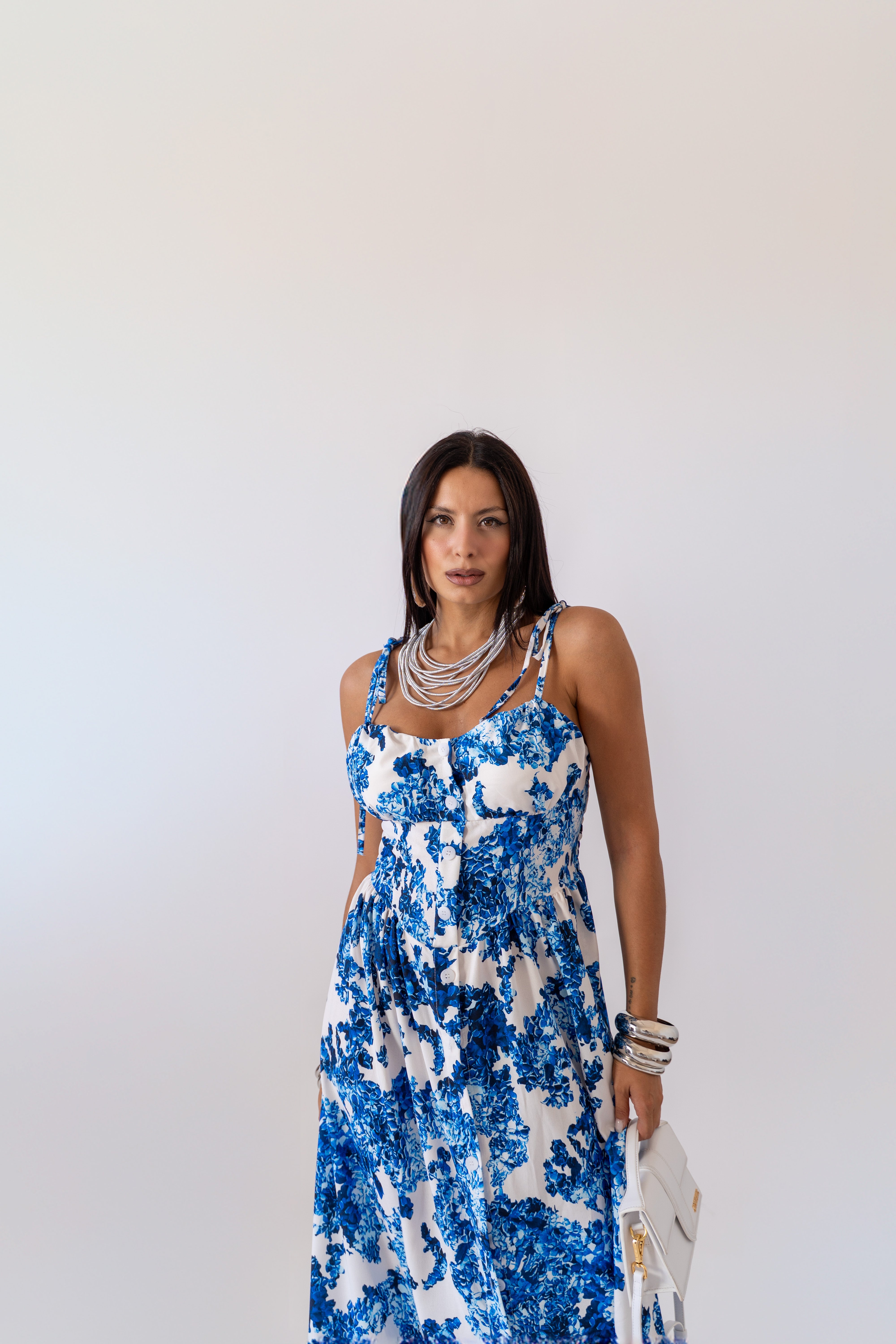 Dress Blue Flower