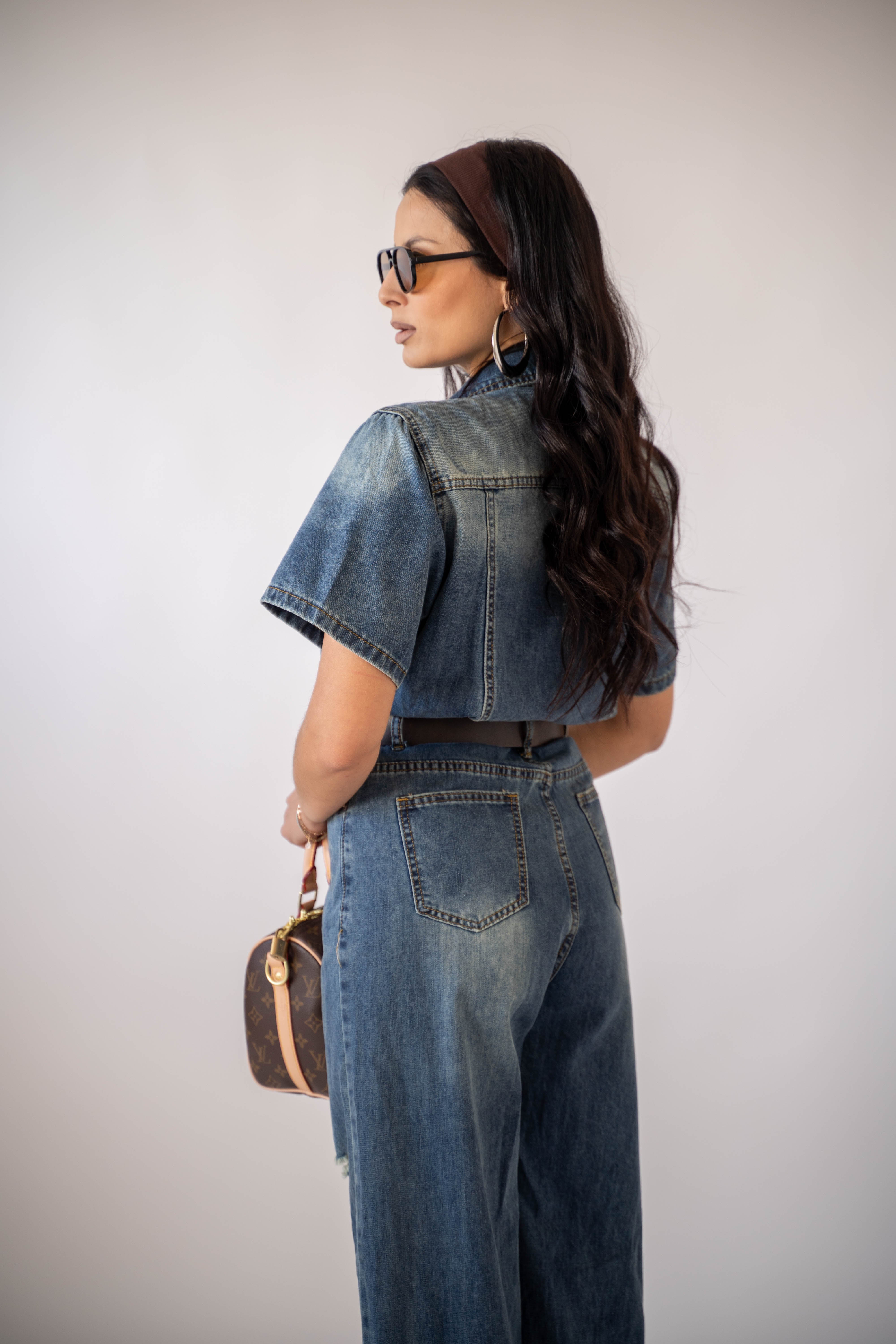 PRE ORDINE Jumpsuit Denim Corinne