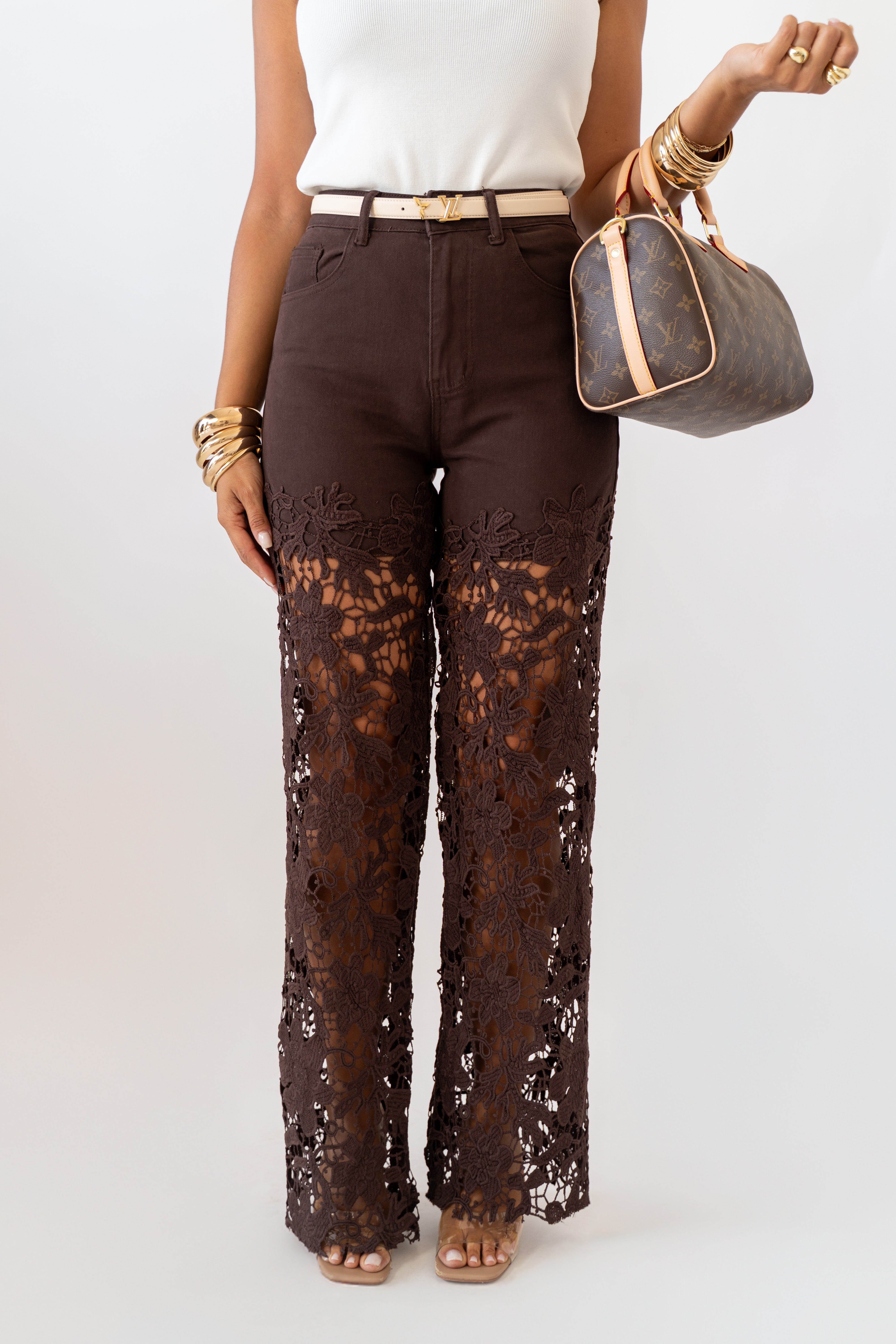 Jeans Pizzo Macramè