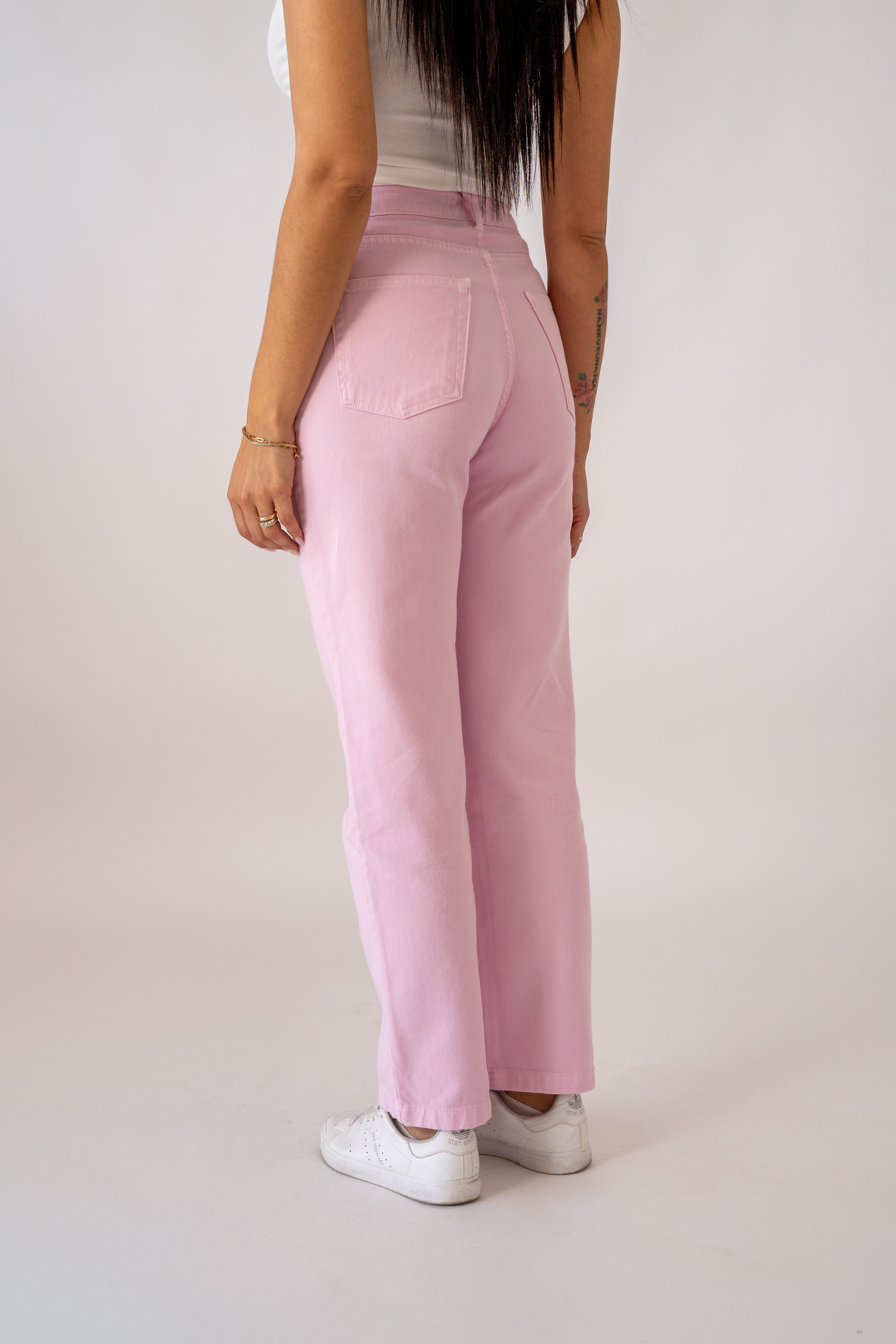 Jeans Vita Alta Pink