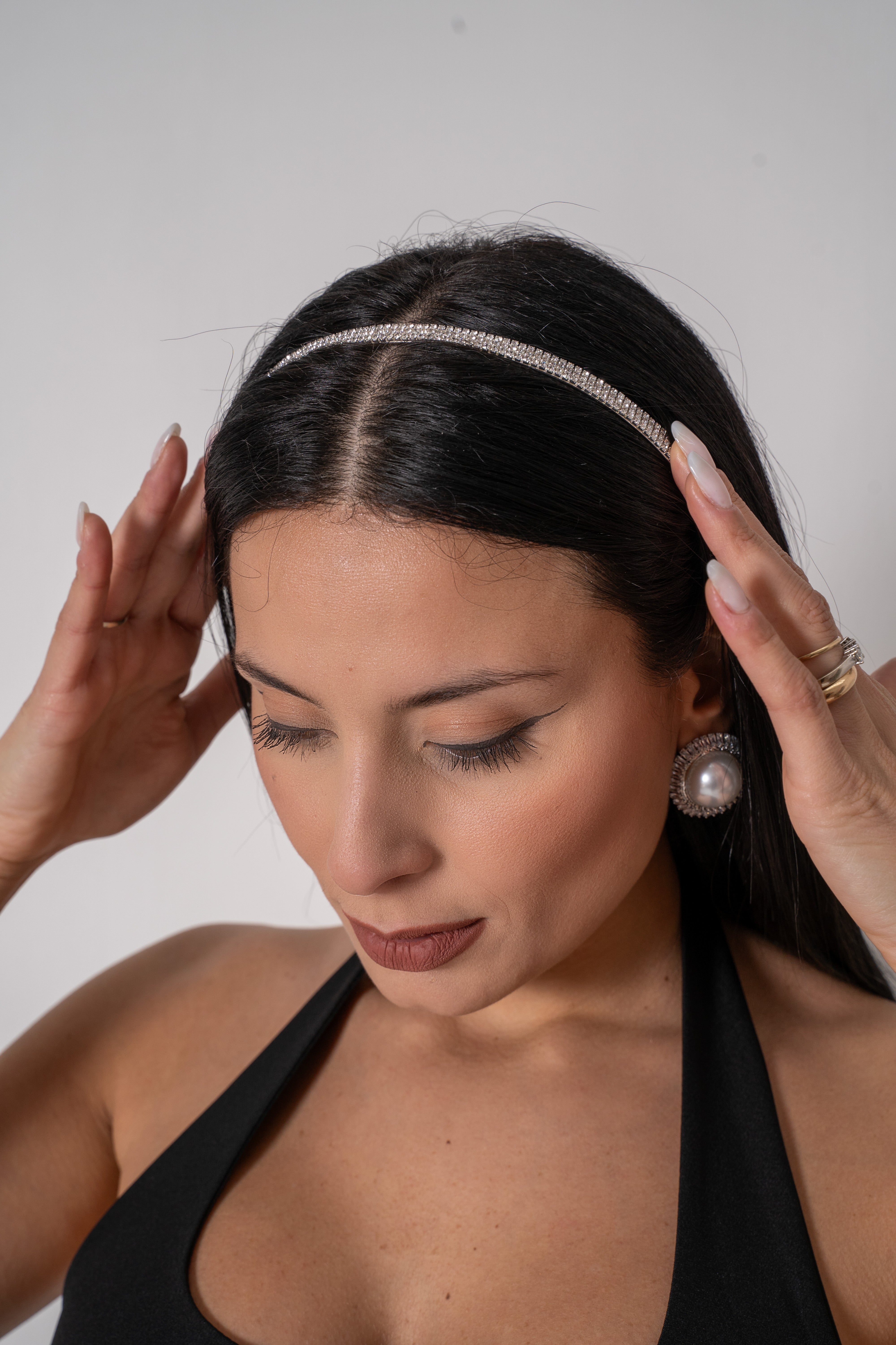 Cerchio Per Capelli Con Strass