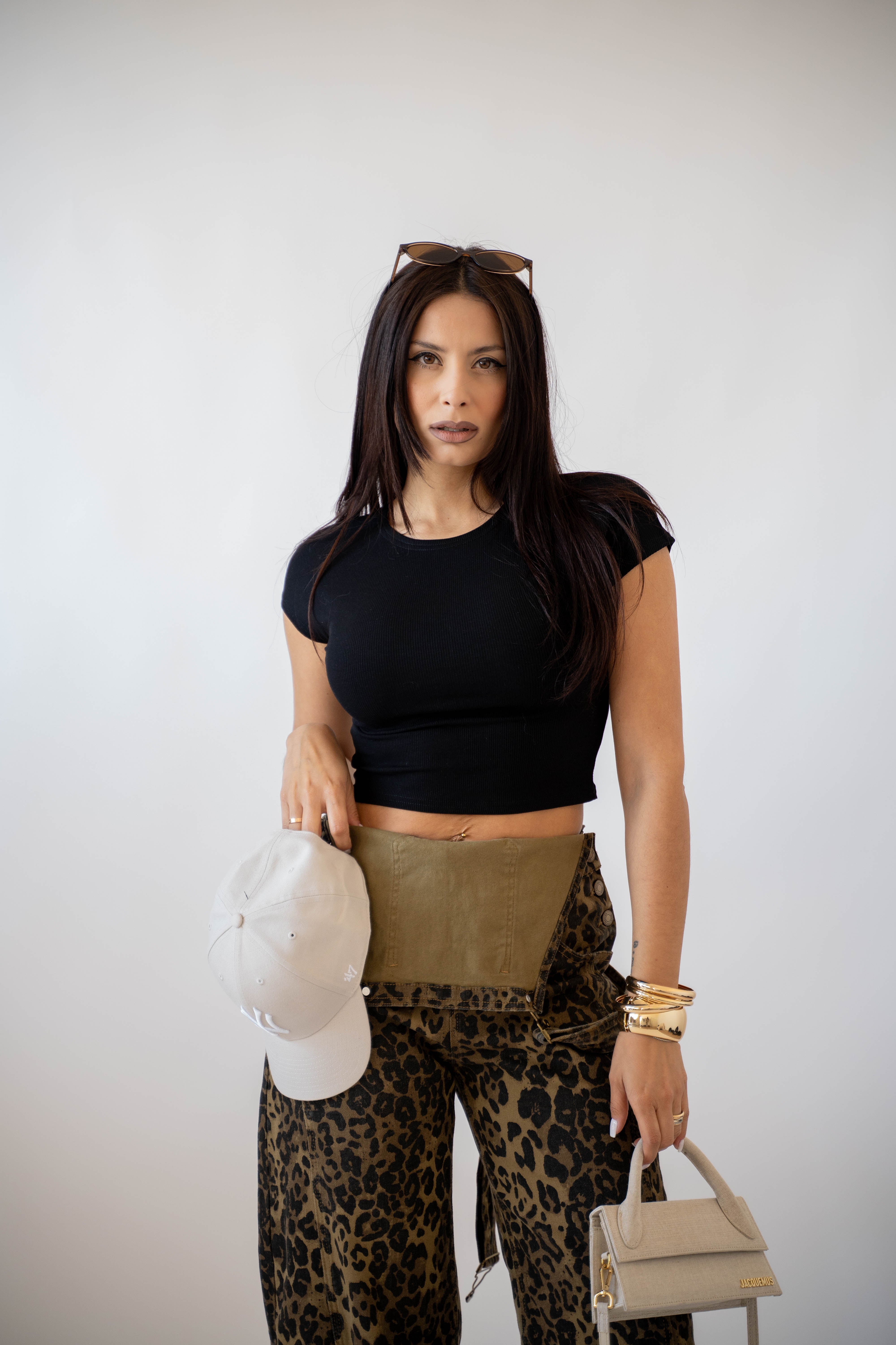 Maglia Crop Black