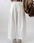 Pantalone Balloon White