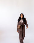 Tailleur Gessato Ambra