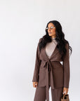 Tailleur Gessato Ambra