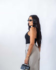 Top Crop Black