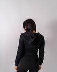 Felpa Crop Black