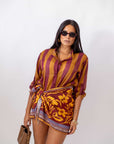 Camicia Line Bordeaux