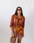 Camicia Line Bordeaux
