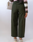 Pantalone Slouchy Green