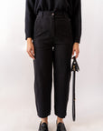 Pantalone Slouchy Black