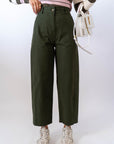 Pantalone Slouchy Green