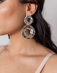 Orecchini Circle Pendenti Silver
