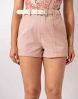 Shorts Con Cintura