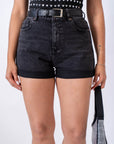 Shorts In Denim Noir