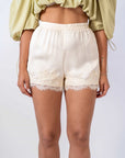 Shorts Satin Beige