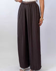 Pantalone Satin Plissè