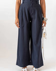 Pantalone Lino Dark Blue