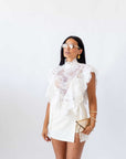 Blusa In Pizzo