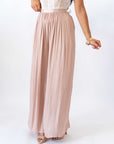 Pantalone Satin Plissè