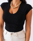 T-shirt scollo A V
