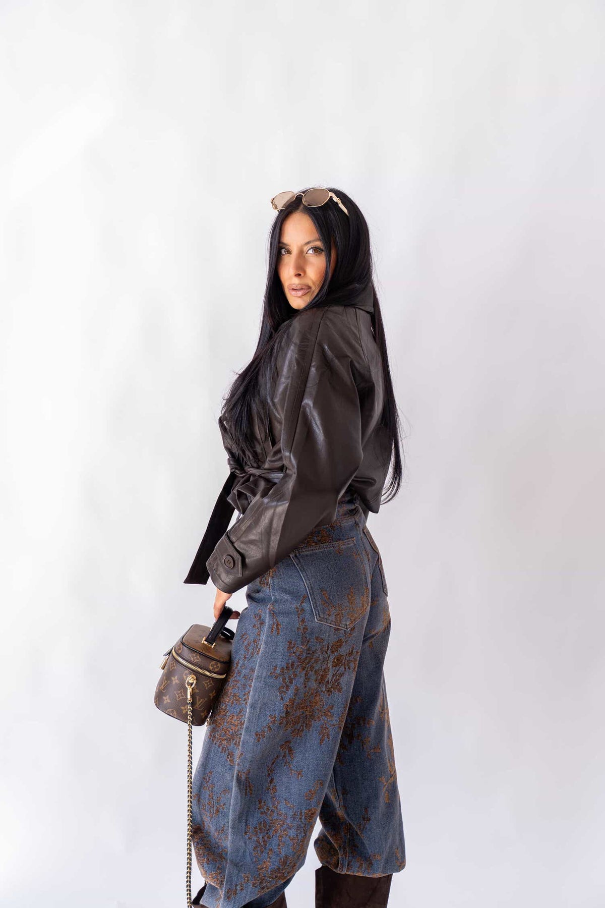 Giubbino Ecopelle Crop