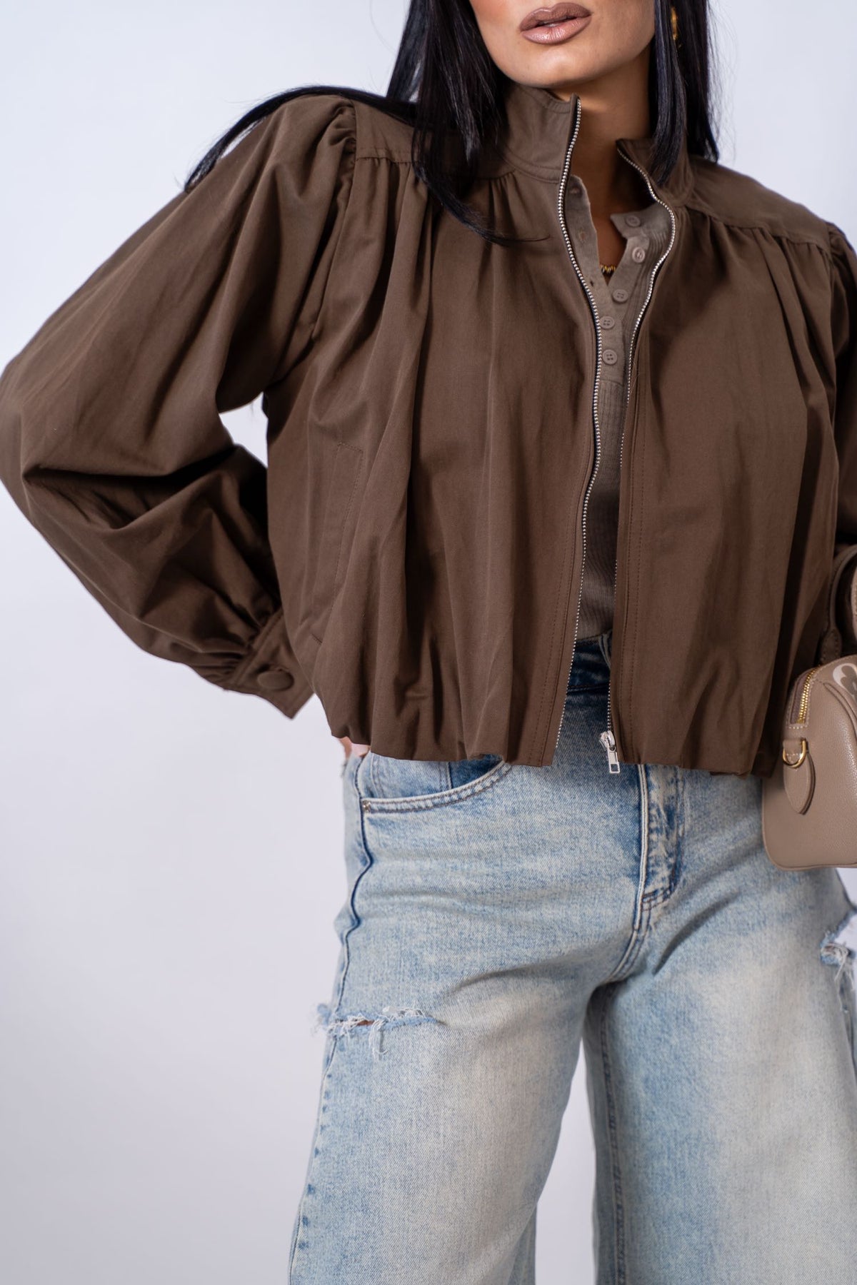 Giubbino Crop Ballon