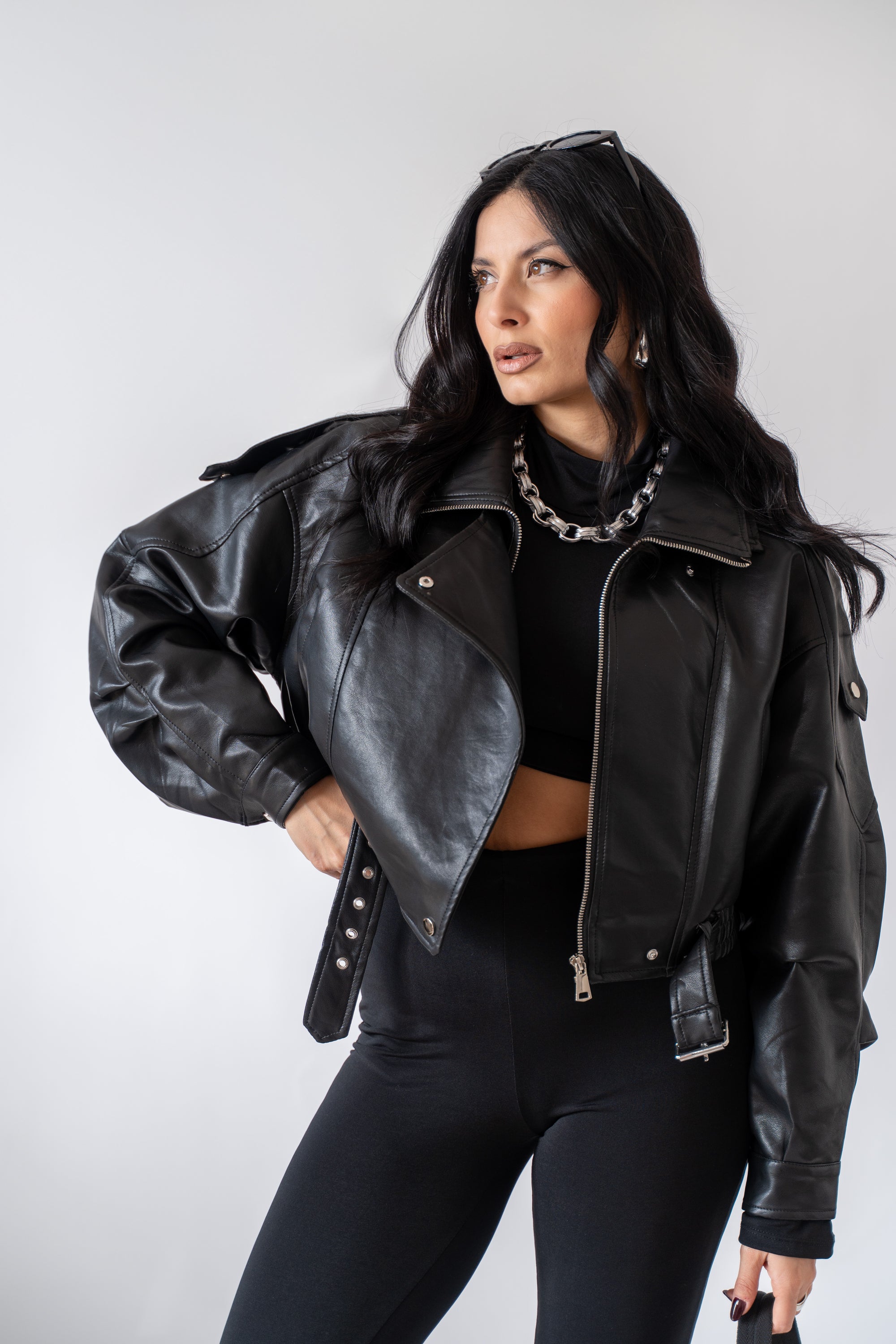 Chiodo In Ecopelle Paula