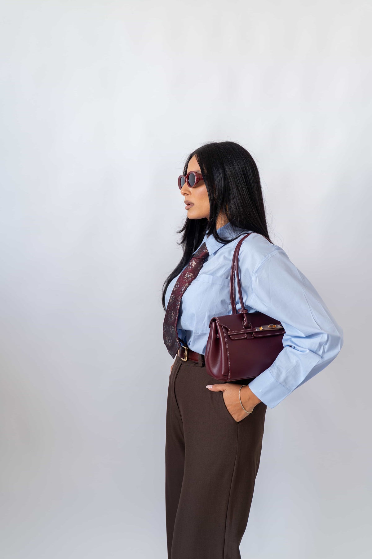 Camicia Over Azzurro