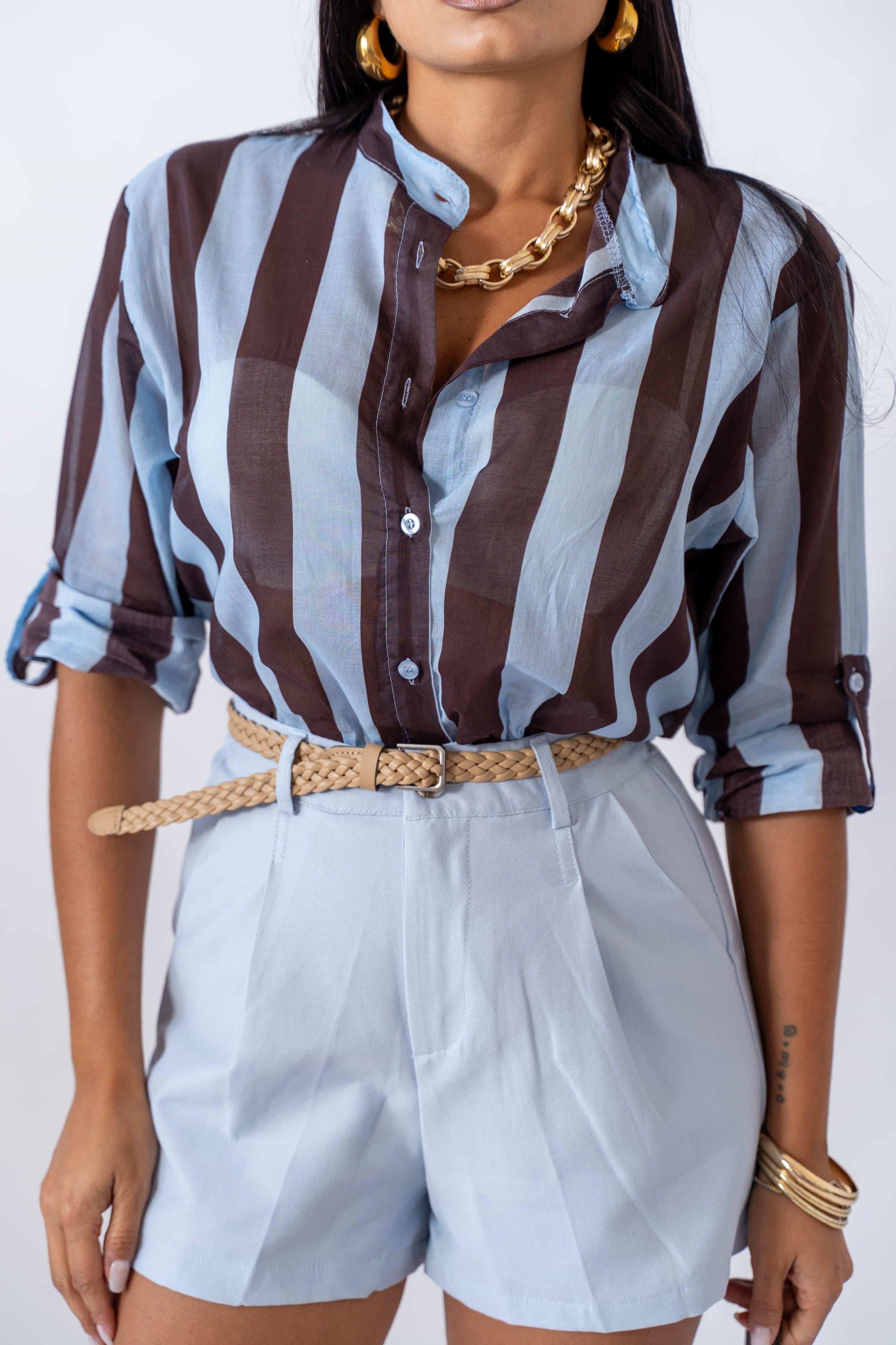 Camicia Line Sky