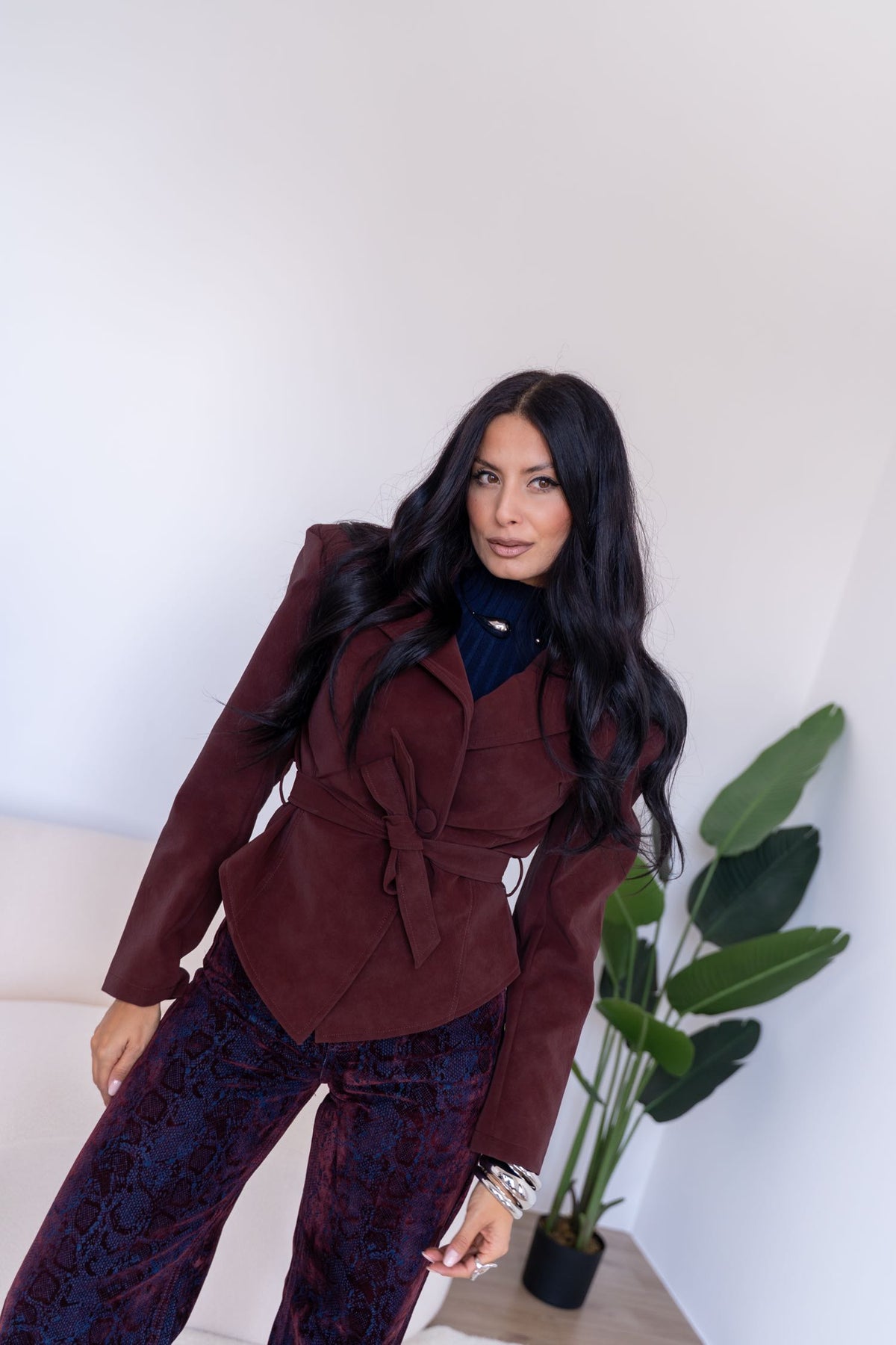Trench Burgundy