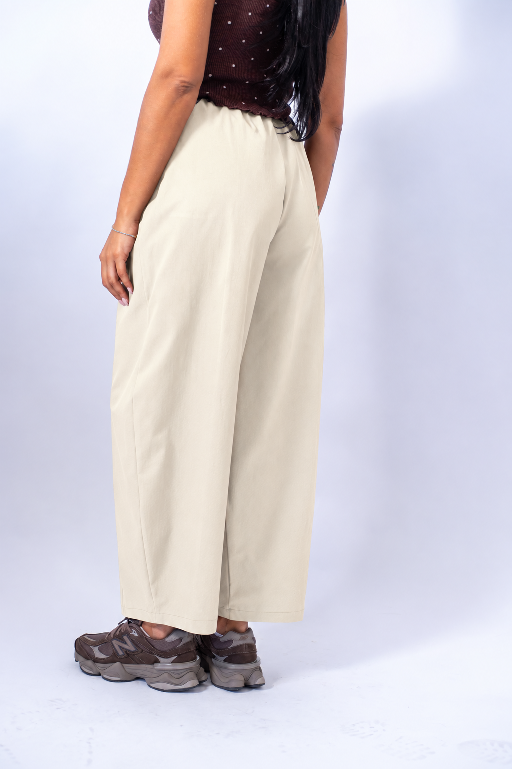 Pantalone Balloon Line Beige