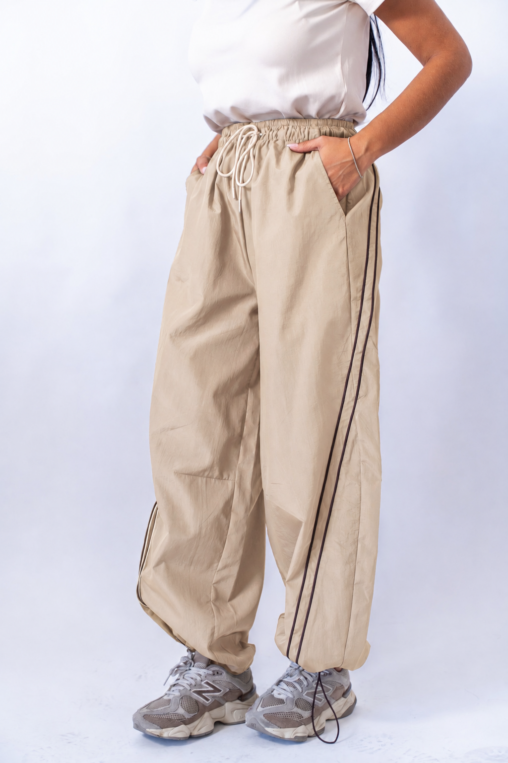Pantalone Balloon Beige