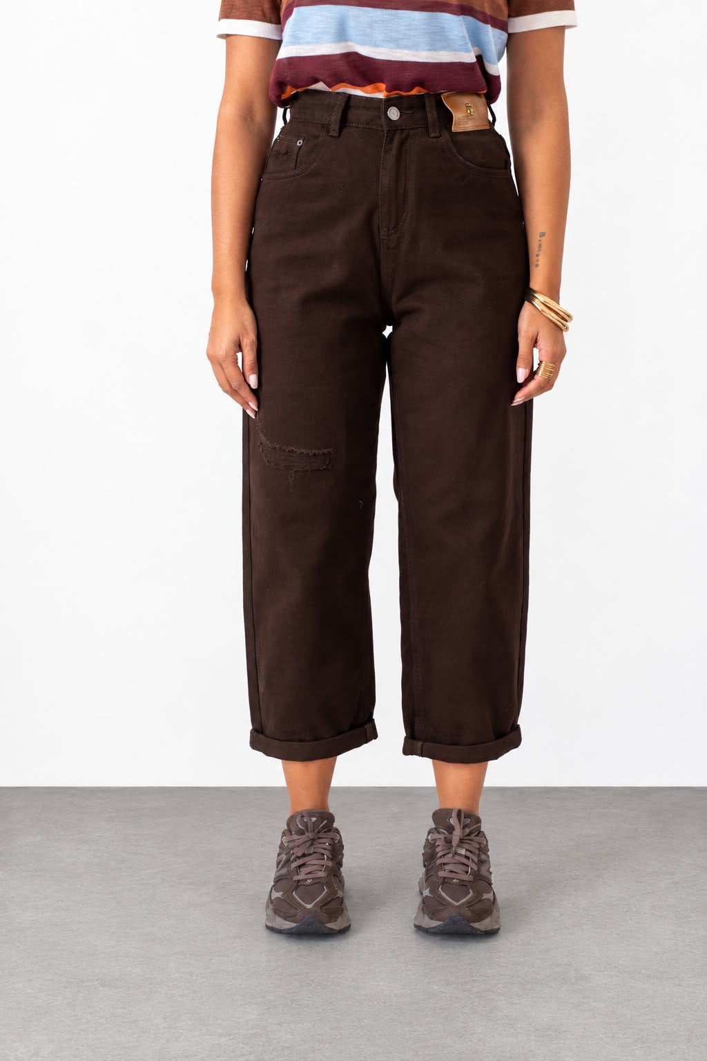 Jeans Slouchy Brown