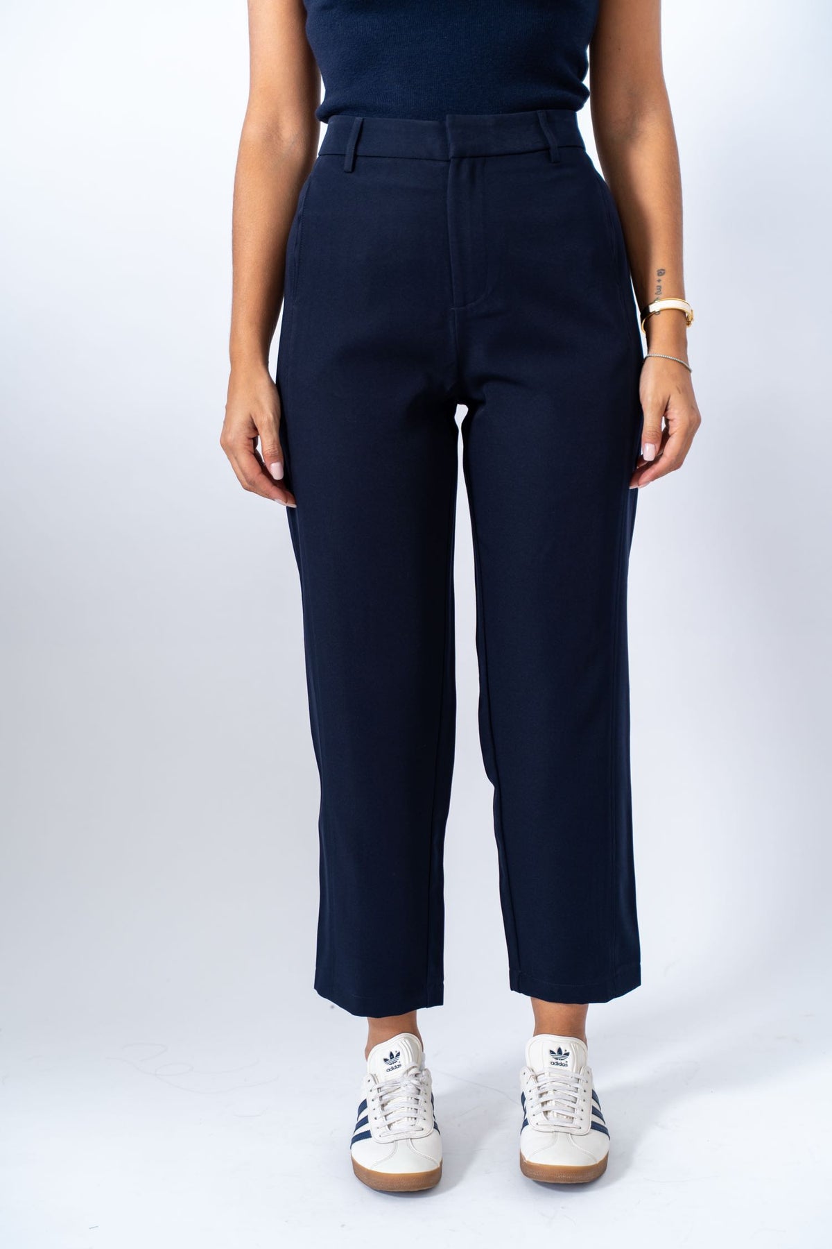 Pantalone Mom Fit Dark Blue