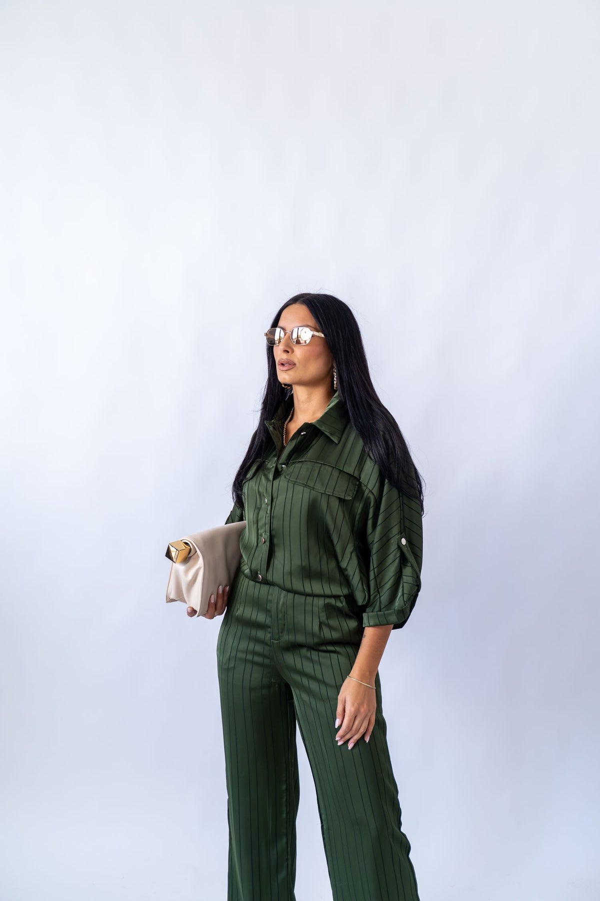 Coordinato Satin Green