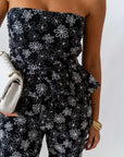 Coordinato Black Flowers