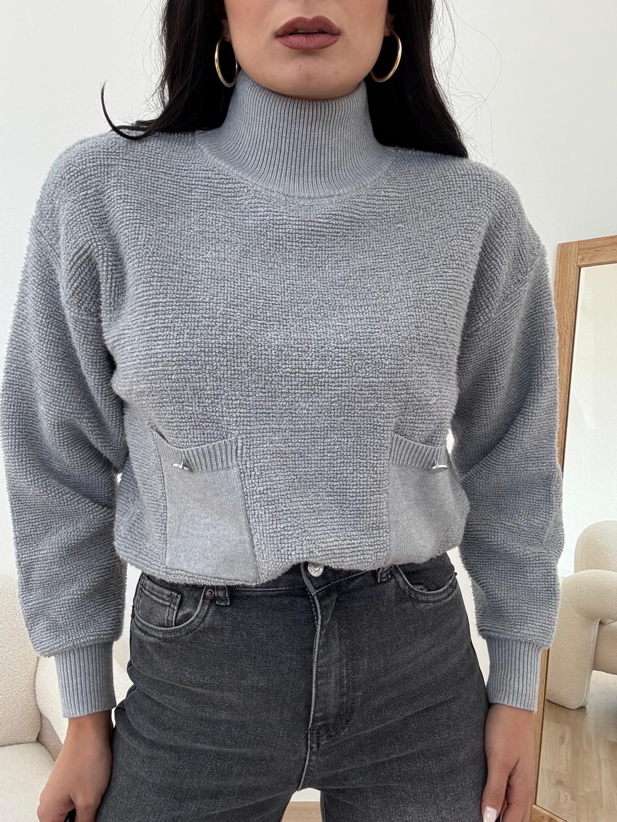 Pull Crop Con Tasche