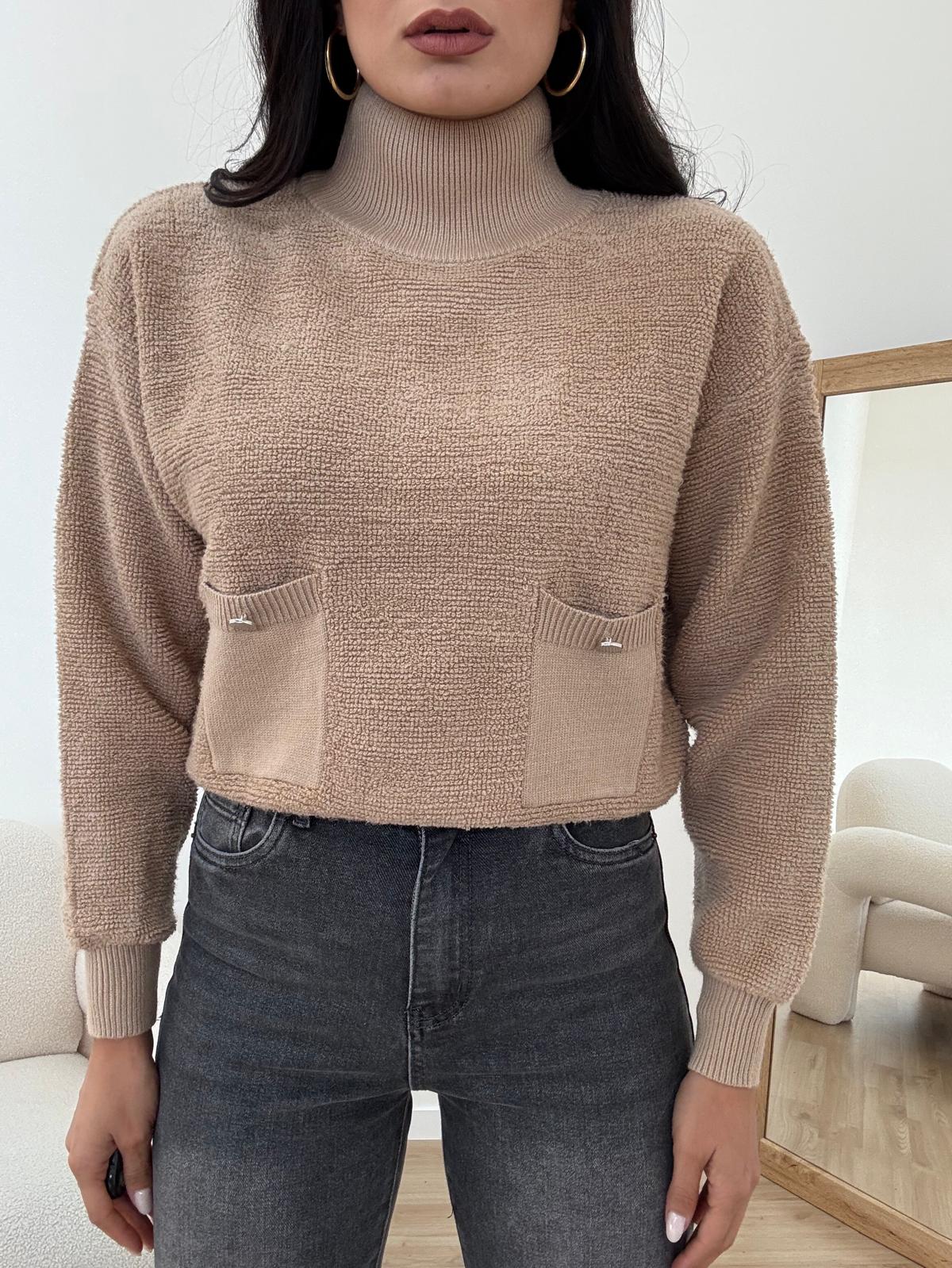 Pull Crop Con Tasche