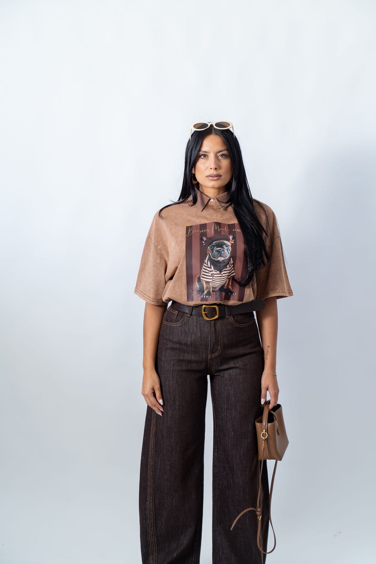 T-Shirt Bull Camel