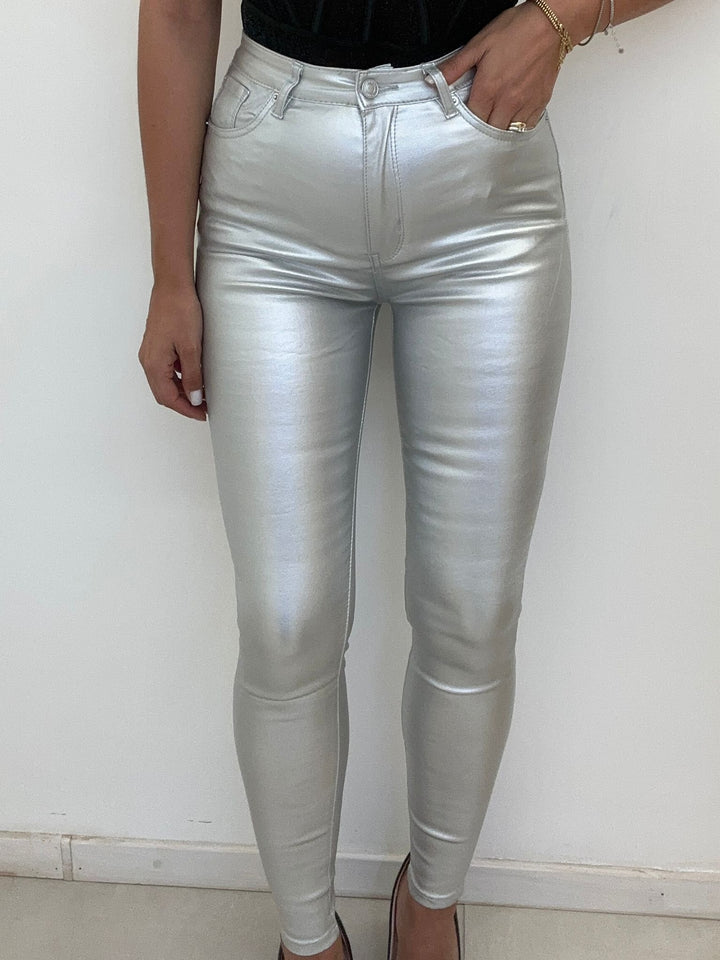 Pantalone Skinny Ecopelle