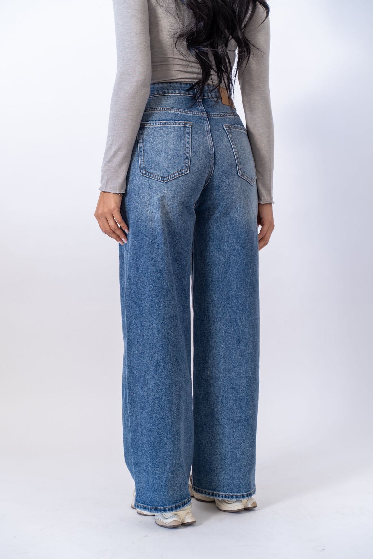 Jeans White Pocket