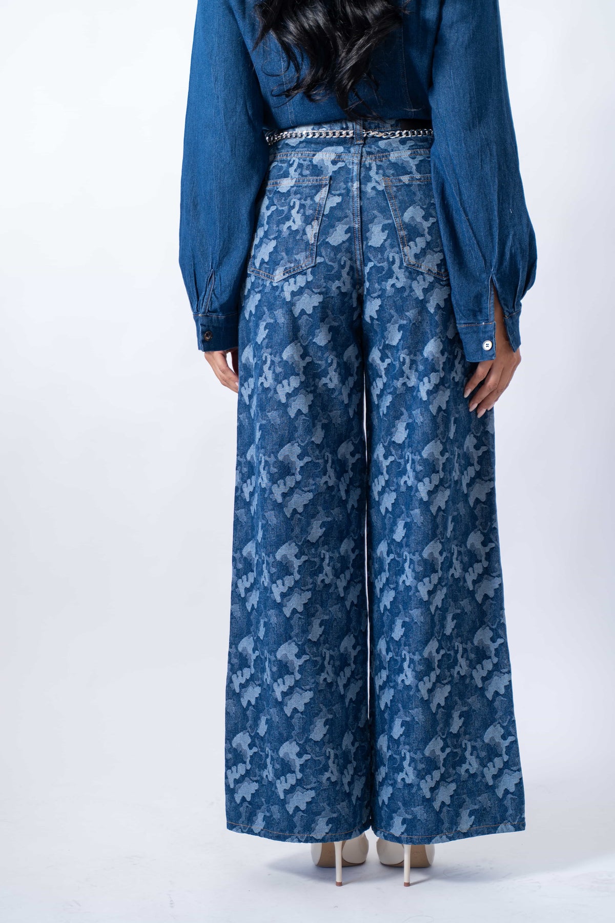 Jeans Patch Gamba Dritta